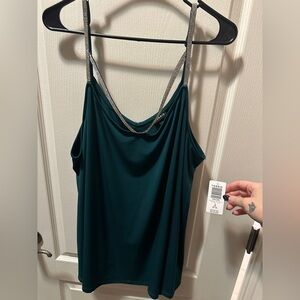 Torrid Dark Teal Camisole with Strappy Detail